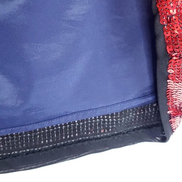 Trina Turk Breene short sleeve multi color sequin - Picture 7 of 9